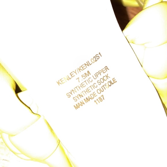 Yellow rope twist open toe heels - Picture 2 of 5